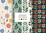 design seamless pattern textile design or monogram pattern